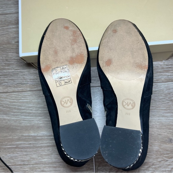 Michael Kors Sabrina Bootie Black Suede Women's Size 8M - Picture 7 of 10